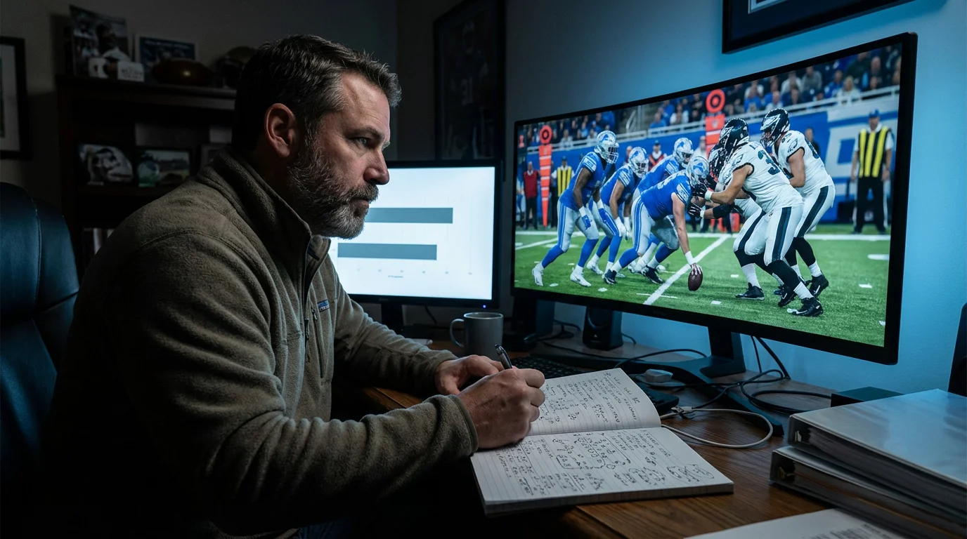 Image of a sports analyst