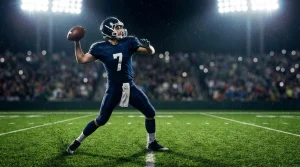 Image of an American football player