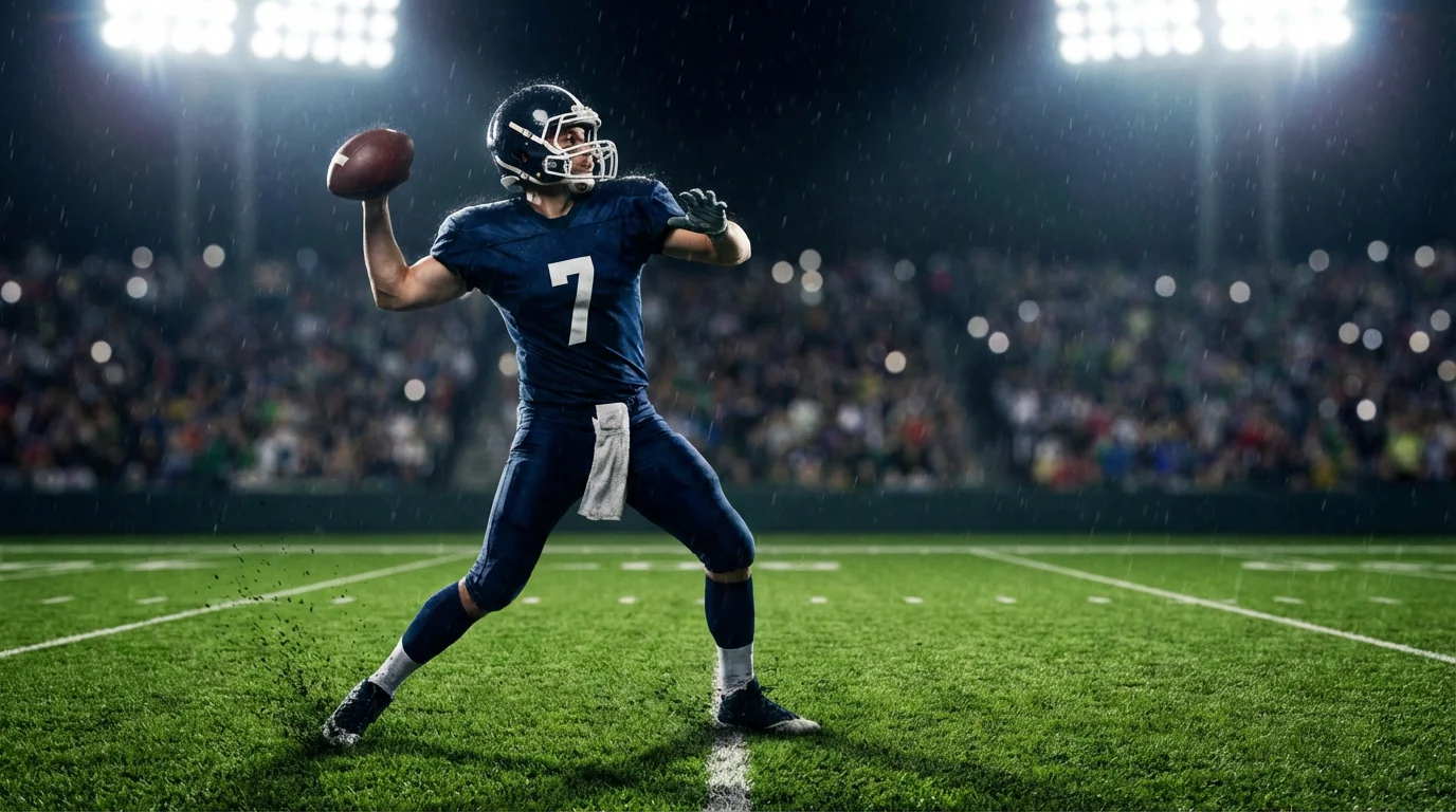 Image of an American football player
