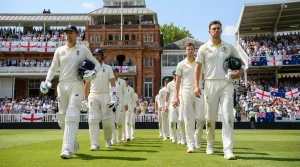 Image of athletes preparing for the match