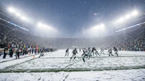 An image of a winter rugby game