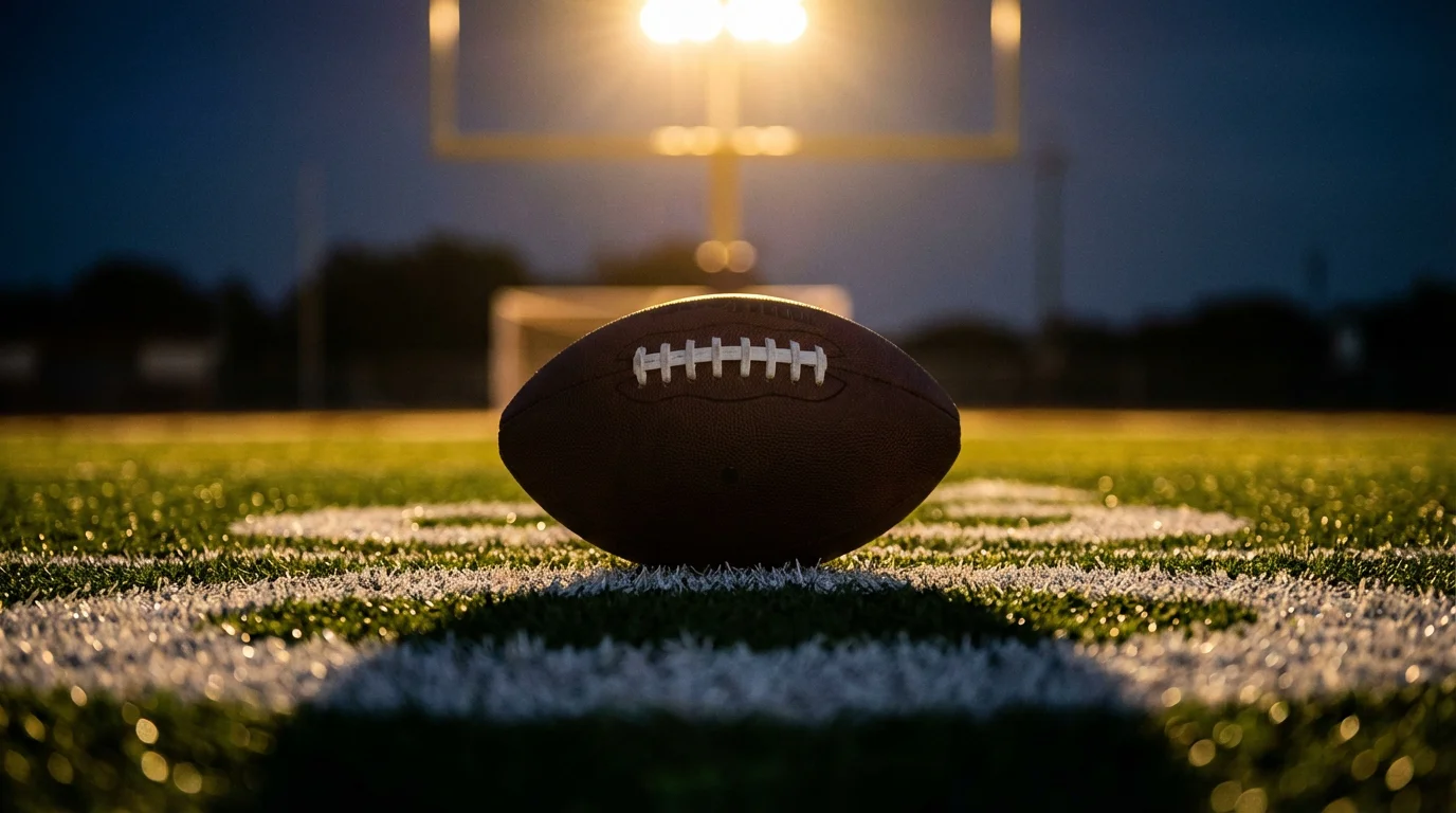 An image of an American football ball