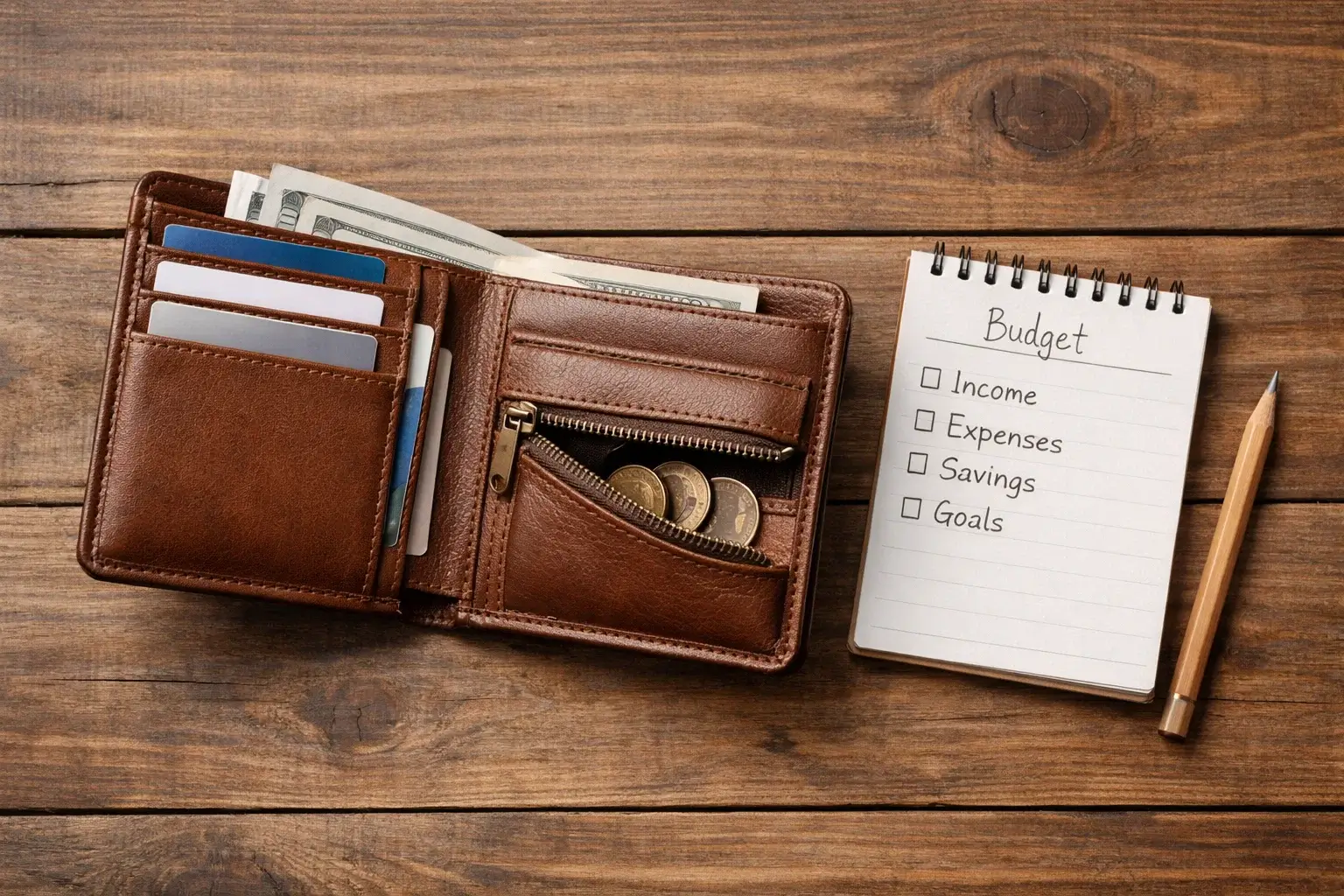 Organized wallet with designated betting funds